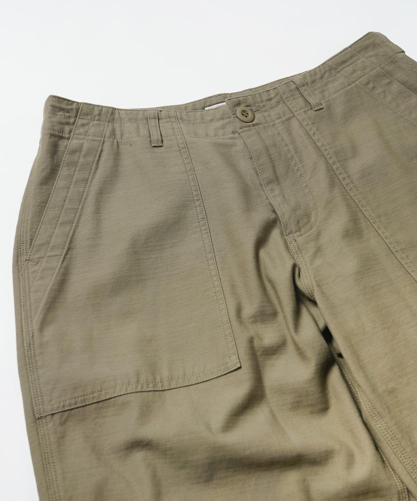 FRIZMWORKS Backsatin Fatigue Pants _ Khaki Beige