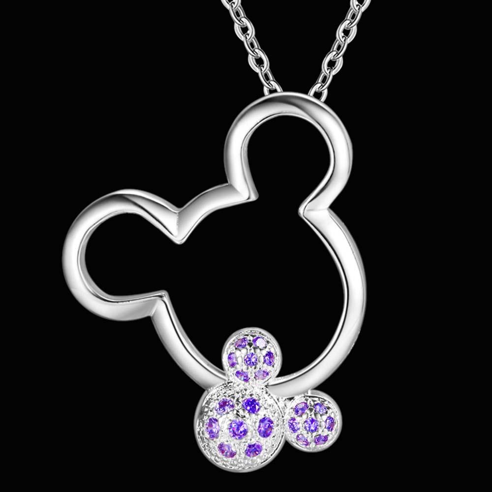New 925 Sterling Silver Necklace Pendant AAA Zircon For Women Exquisite Student Girlfriend Jewelry Accessories Wedding Gift