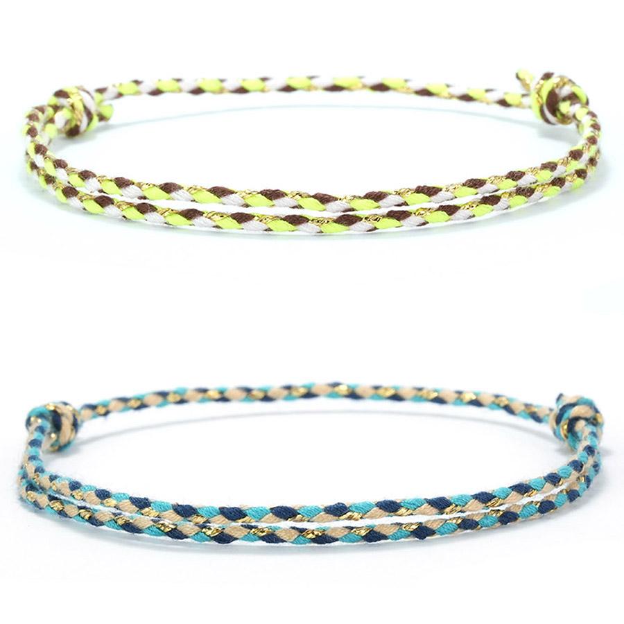 7 Colors Simple Style 2mm Thin String Bracelet For Women Grade A Ethnic Rope Charm Braclet Best Friend Jewelry Girlfriend Gift