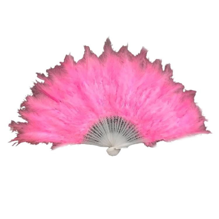 Folding Feather Fan Handheld Fairy Fan Children Adult Costume Wedding