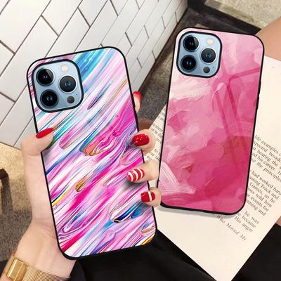 Aesthetic Graffiti Phone Case For Iphone 14 13 11 12 Pro Max Mini Xs Xr X 7 8 6s Plus Se 2022 Tempered Glass Cover Bumper Fundas