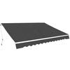 vidaXL Gelenkarmmarkise 400 Cm Anthrazit