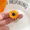 Luxury Crystal Sunflower Brooch Pins For Women Lady Fashion Jewelry Friendship Wedding Party Office Coat Accessories Badge