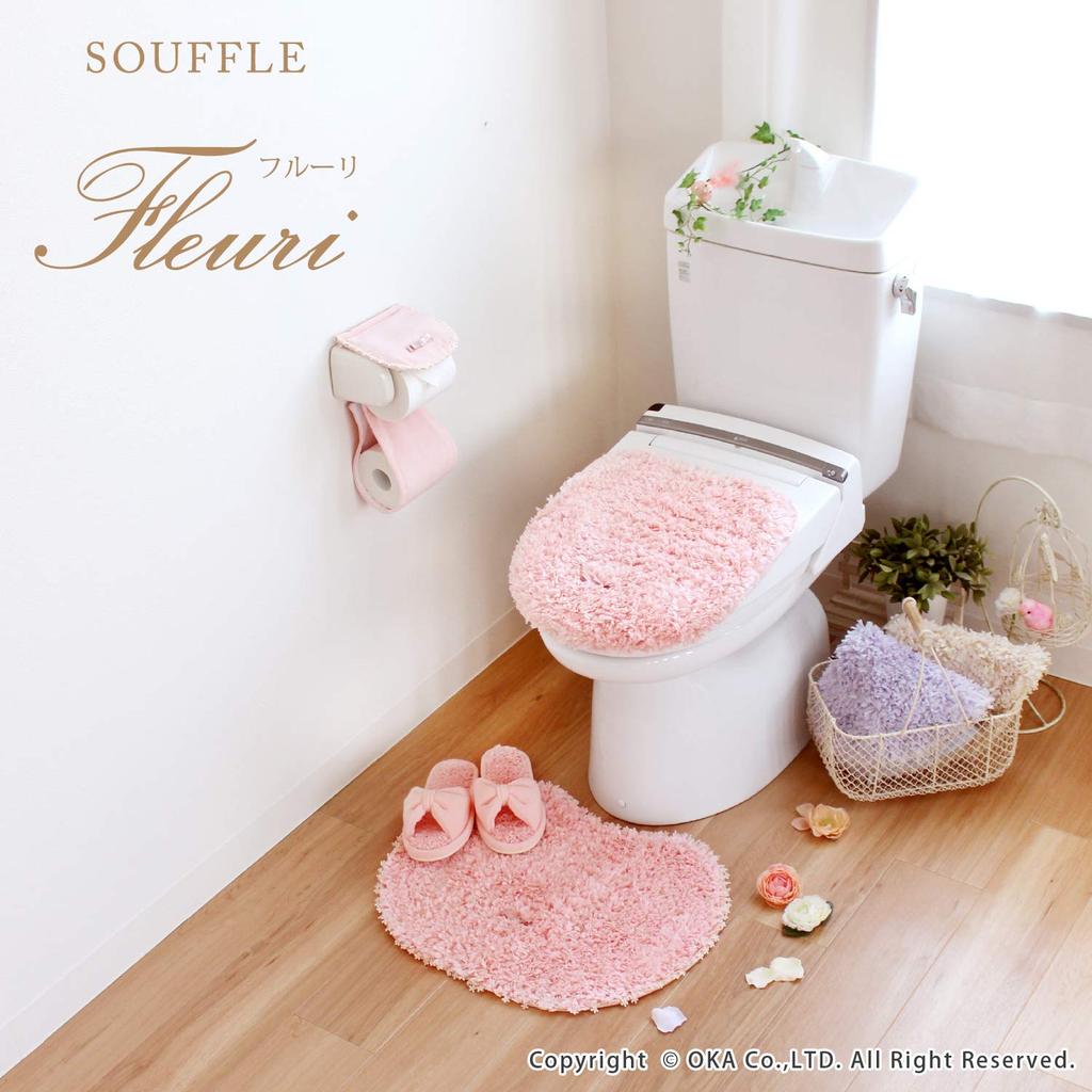 Oka Lid Cover, Pink, Dorenimo Type (Washing, Heating, O-Type, U-Type) by PLYS (Flulisfle)