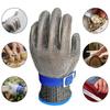 1Pc 316 Stainless Steel Wire Metal Mesh Gloves Gardening Butcher Safety Work Glove Kitchen Full Finger Cut Resistant Gloves