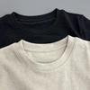 Korean Style Cartoon Print Cotton T-shirt: Women's Retro Round Neck Short Sleeve Casual Top, Spring New Arrival