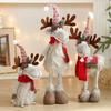 Sophisticated Christmas Reindeer Window Display Decoration Figurine For Festival Atmosphere In Homes And Offices