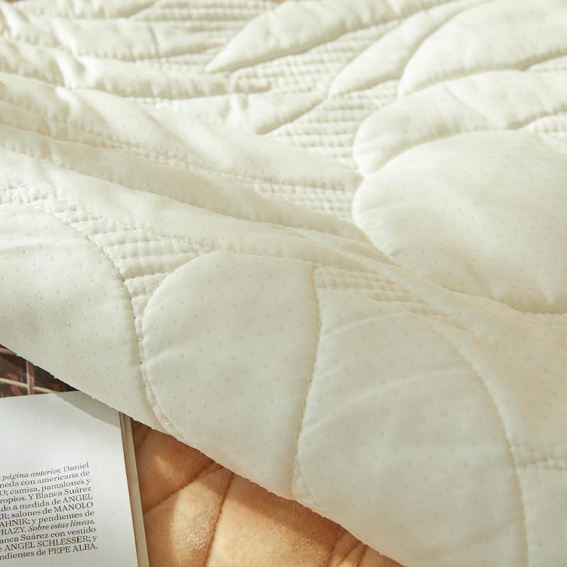 Quilted Plain Cover For Sofa L Shaped Sofa Seat Cover Non -Slip Thickened Velvet Soft Leather Couch Chair Slipcover Warm