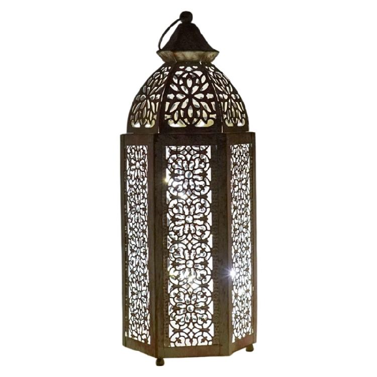 Decorative Candle Lantern Moroccans Lantern Outdoor Indoor Tealight Candle Holder for Porch,Ramadans Home Decors