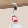 2PCS Steel Double Hook Backpack Hook Detachable Headphone Hanging Hook Portable Table Hooks  Office