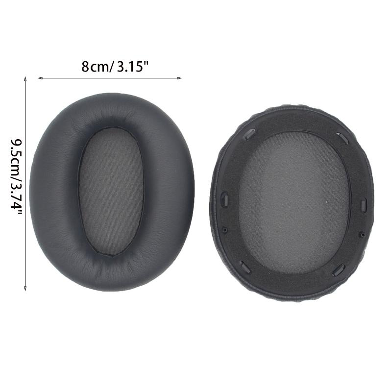 1Pair Soft Leather Earpads Ear Pads Replacement for W820NB Headset Earmuffs Hearphone Repairing Parts