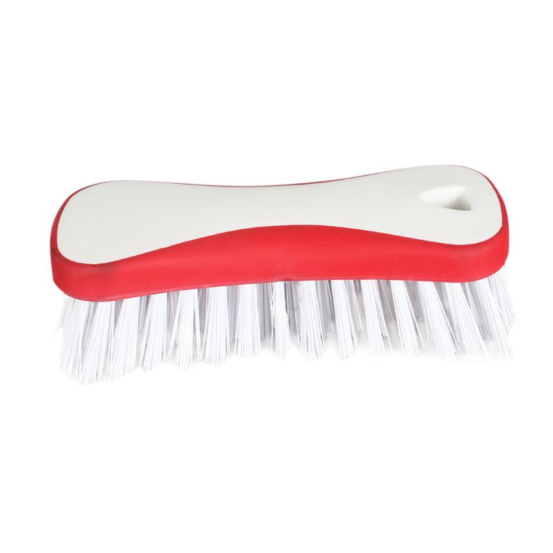 Household Hard Bristle Cleaning Brush - Plastic Small Laundry and Crevice Brush