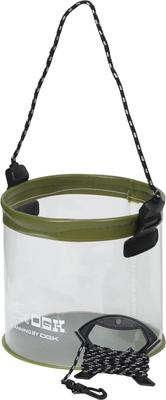 Ogk EVA Round Water Bucket, 18cm, Clear Khaki