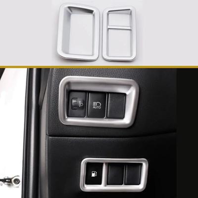 My Good Car  Fog Lights Switch Cover Tank Button Trim Headlight Switch Circle Sticker for Toyota C-HR CHR 2016- Accessories