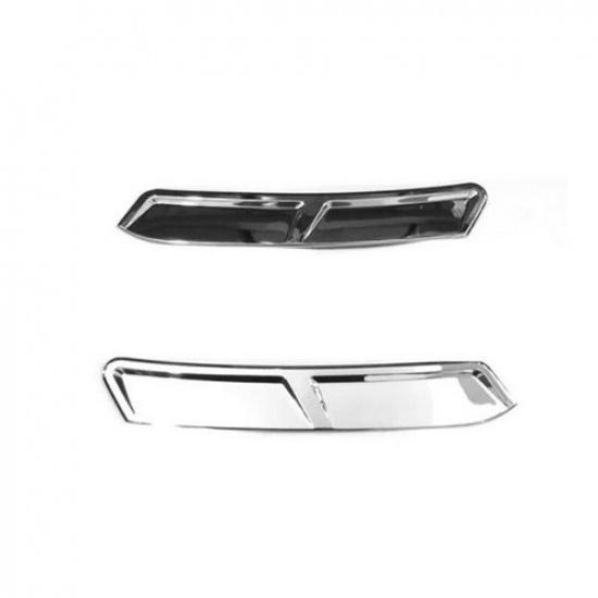 Chrome 2X Front Wheel Hub Eyebrow Cover Trim For Hyundai Tucson 2021 2022