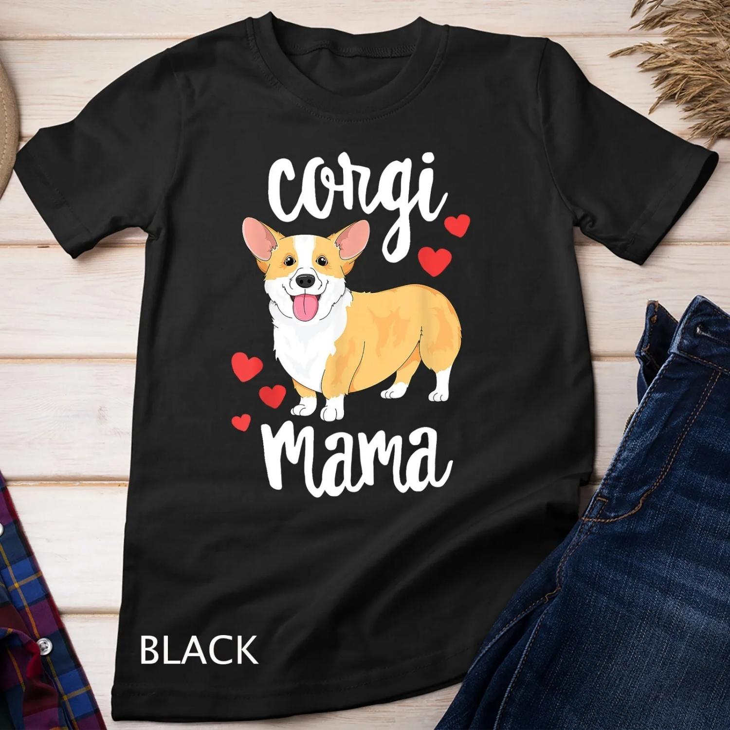 

Corgi T Shirt Women Girls Puppy Mom Dog Mama Lover XXXXXL чорний