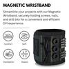 Magnetic Wristband Tool Holder Magnetic Screw Holder Wrist Strap for Electricians Repair Work