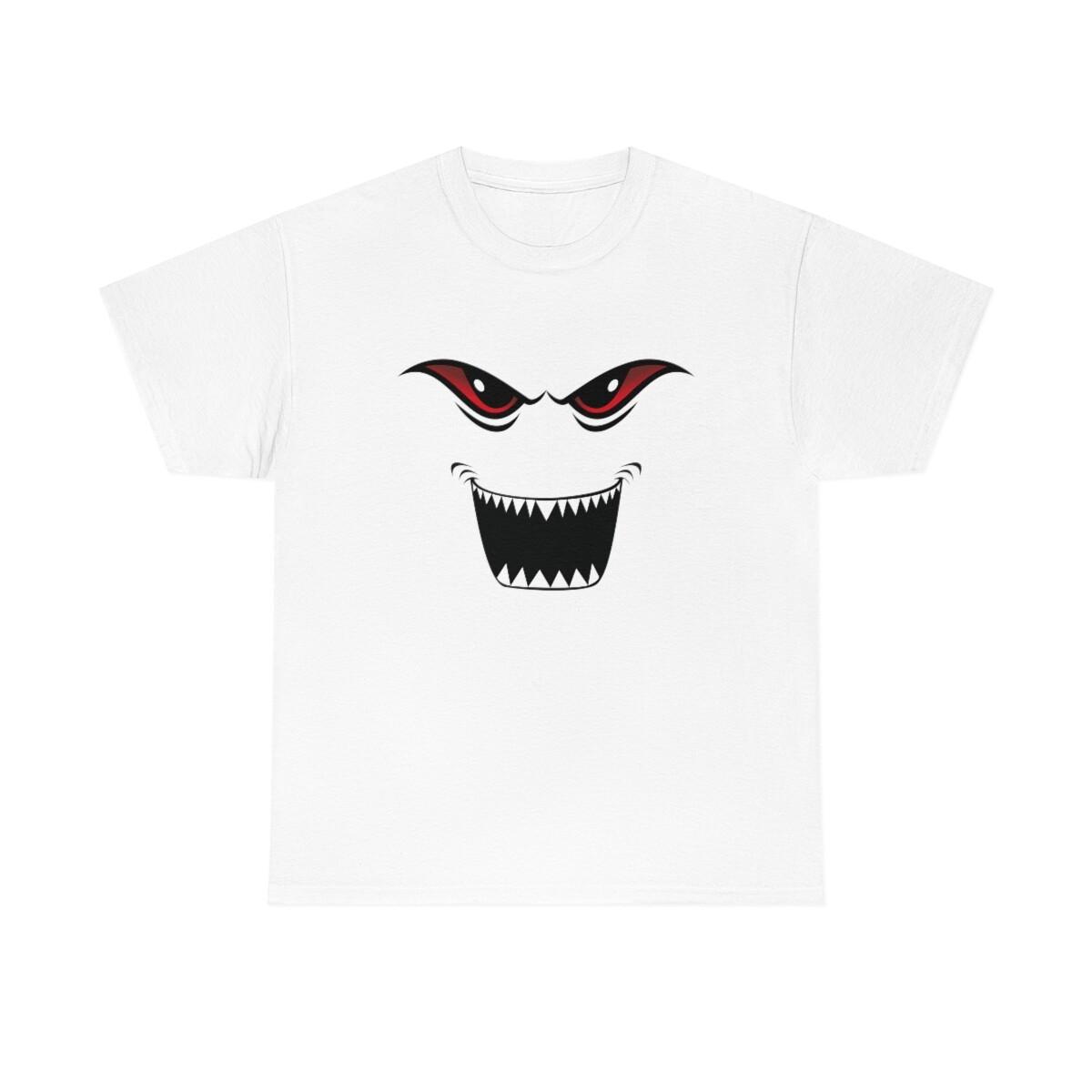 

Scary Face Funny Unisex Cotton Tee Shirt S разноцветный