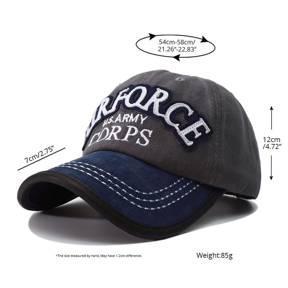 Trucker Dad Outdoor Casual Style Street Urban Hop Hip Hat Snapback Adjustable Cotton Washed Cap Baseball Vintage Stitching Embroidered U.S.Army Trendy