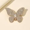 Butterfly Design Brooch Pin for Women Rhinestones Inlaid Brooch Pin for Dress Coat Shawl