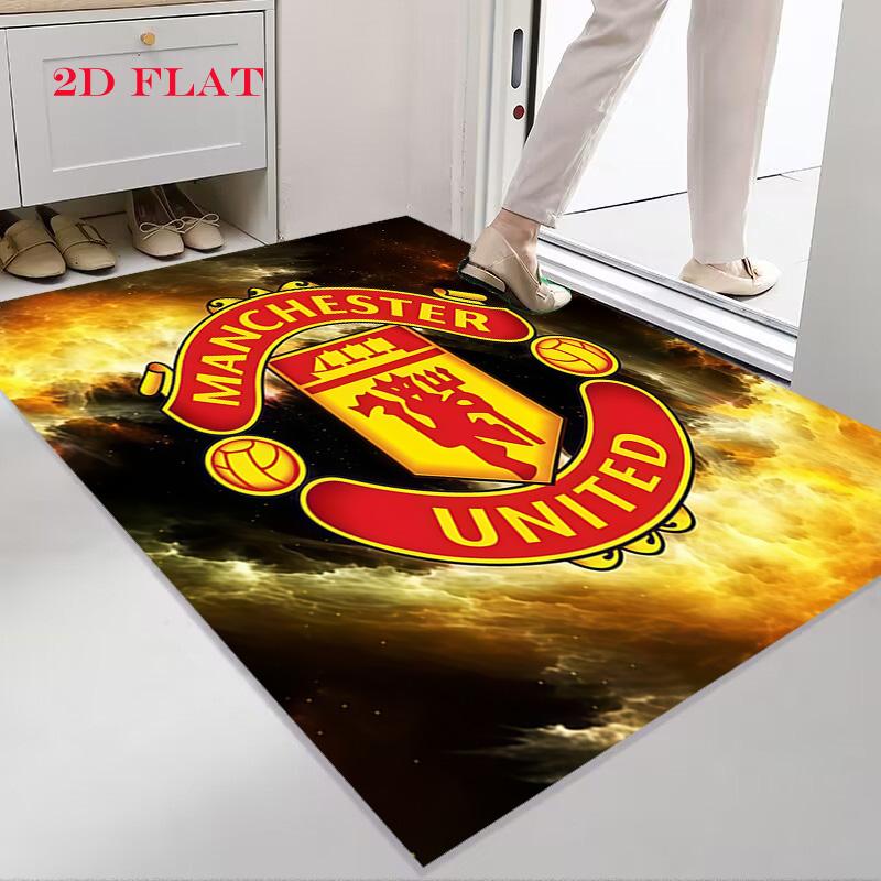 Man Utd Carpet Rug for Living Room Bedroom Home Sofa Decoration,Kids Play Nonslip Floor Mat