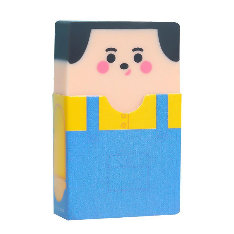 Creative Cartoon Bald Head Eraser - Cute Prank Gift for Students