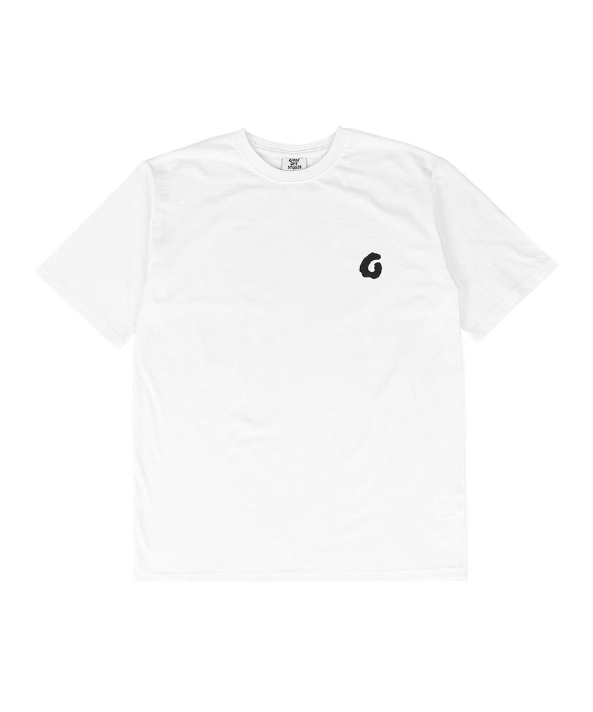Gupeuopeuseutyudio Gofs Main Logo T-Shirt White (Black)