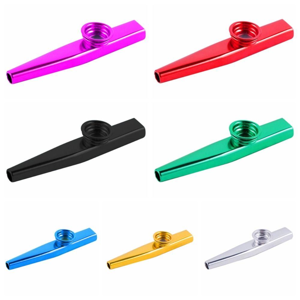 Aluminium Zinc Zinc Alloy Diaphragm Mouth Kazoos Learn Easily Musical Instruments Flutes  Beginners