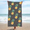 Beach Towel, Bath Towel, Microfiber Towel, Rectangular Beach Mat, Digital Printing Bath Towel, Shawl To Map
