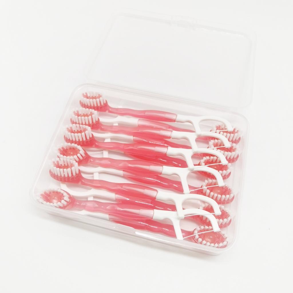 Soft Bristle Disposable Mini Toothbrush With Pre-Pasted on the Go Toothpaste Fresh Medium Bristle for Adults Use at Home