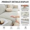 Thick Fabric Sofa Cushion Cover Soft Elastic Chair Seat Cover Washable Wear-Resistant Furniture Protector Sectional Couch Cover