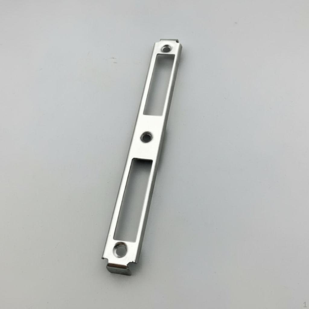 Aluminum Alloy Door Lock Plate, resilient, abrasionresistant, Universal Guide Silver 17.5x2.1cm