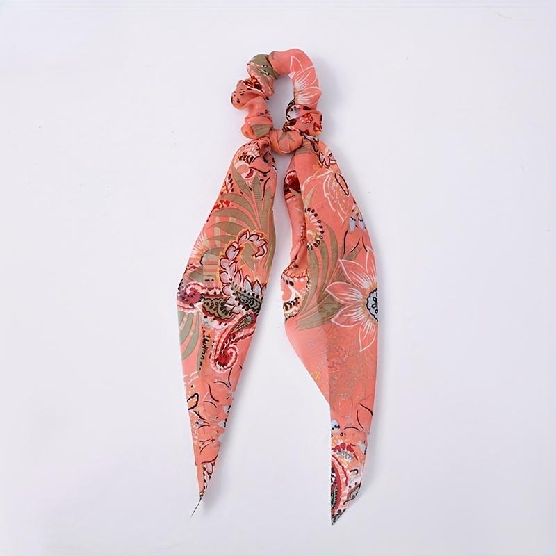 1pc 8 Types of Floral Hair Bands with Bows - Elegant Printed Headband Hair Band,Women's Soft Fashion Fabric Hair Accessories