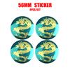 4PCS 56/60MM Car Wheel Center Hub Caps Dragon Emblem Cover Sticker For BMW Opel Benz Audi Kia Renault Volvo Toyota Peugeot Skoda