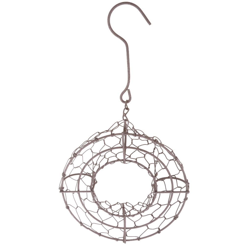 5x Shape Iron Wire Pot Rack Wedding Garden Decor