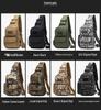 Men's Camouflage Tactical Crossbody Chest Bag - Multifunctional Outdoor Shoulder Pack