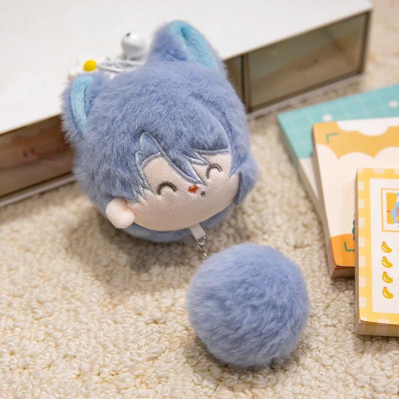Adorable Genshin Impact Plush Pendant Xiao Ayaka Kokomi Tartaglia Kawaii Anime Doll Keychain Backpack Decor Birthday Gifts