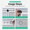 Tile Measuring Tool Stainless Steel Universal Adjustable Gauge Drill Punch Measuring Tool for Marble Wood Glass Floor Ceramic