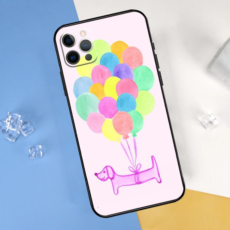 

Dachshund Teckel Dackel Dog Phone Case For iPhone 16 Pro Max 13 12 Mini 11 14 15 Pro Max XR 16 15 Plus 16e Cover Shell iPhone 15 Plus
