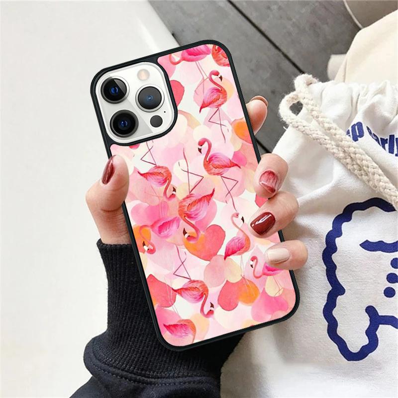 Flamingo Phone Case Cover For iPhone 17 Air 12 Plus Max for iPhone 17 Air 15 16 11 13 14 Pro Max Fundas
