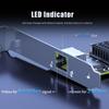 GLOTRENDS LE8105 2,5-Gbit/s-LAN-Karte mit RTL8125B-Chipsatz, 25001000100 Mbit/s NIC, RJ45-LAN-Anschluss (PCI-Express X1 Verbindung)