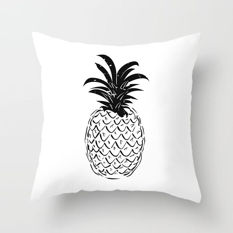 Cartoon Fruit Digital Printing Car Pillow Cushion Home Soft Decoration