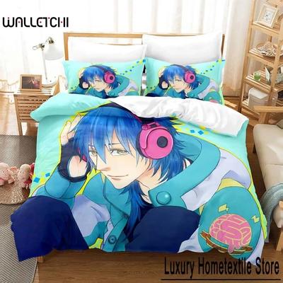Nové 3D tištěné anime postele DRAMAtical Murder Ložní souprava Jednolůžko Twin Plná Queen King Size Ložní souprava Ložní soupravy s přikrývkou do ložnice pro dospělé a děti