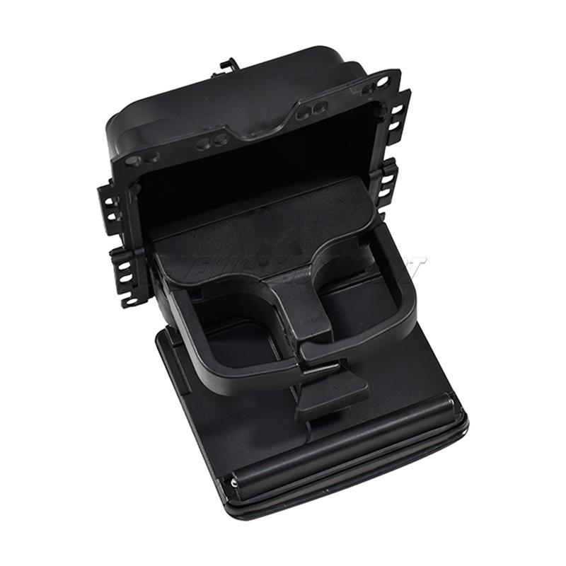 New 7N0862533 For VW Golf Sharan MK2 Tiguan MK1 Seat Alhambra MK2 Dual Cup HolderRear Drinking Cup Bracket Black car accessories