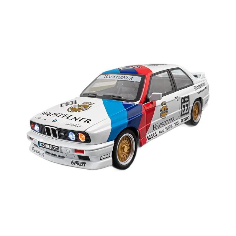 Simulation 1:24 BMW M3 Racing Car Model with Sound Light Collection Diecast Toy Vehicle Children Boy Birthday Gift Home Decor