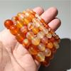 Natural Agate Beaded Bracelet Women's Simple Fashion Temperament Retro Bracelet Light Luxury Versatile High-end Jewelry