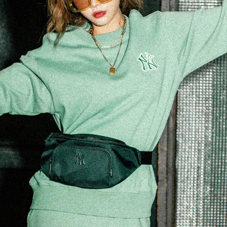 New MLB New York Yankees Sweatshirt Unisex Green 31MT05111-50K