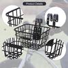 Bicycle Basket, Front Decor Accessory, Lightweight Portable Storage Handlebar Basket for Girls,