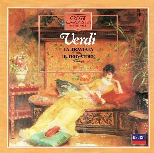 LP Record GIUSEPPE VERDI  La Traviata Und Il Trovatore Ausz 4128451 Decca 1985 Germany Classical Used