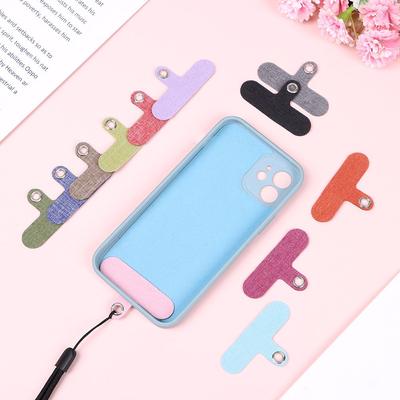 Cordón para Teléfono Móvil de PVC Multicolor Junta para Tarjeta Antiperdida Cuerda Cuerda Parche Desmontable Clip Ajustable Cordón a Presión Reemplazo DIY